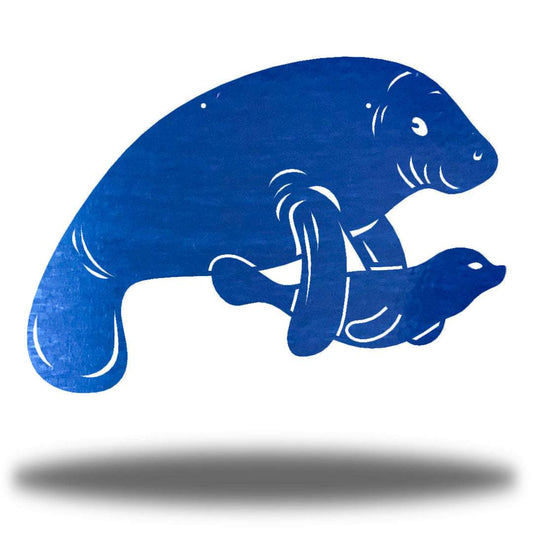 Riverside Designs-Manatee-Metal Wall Art Décor