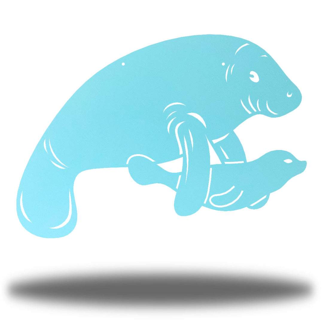 Riverside Designs-Manatee-Metal Wall Art Décor
