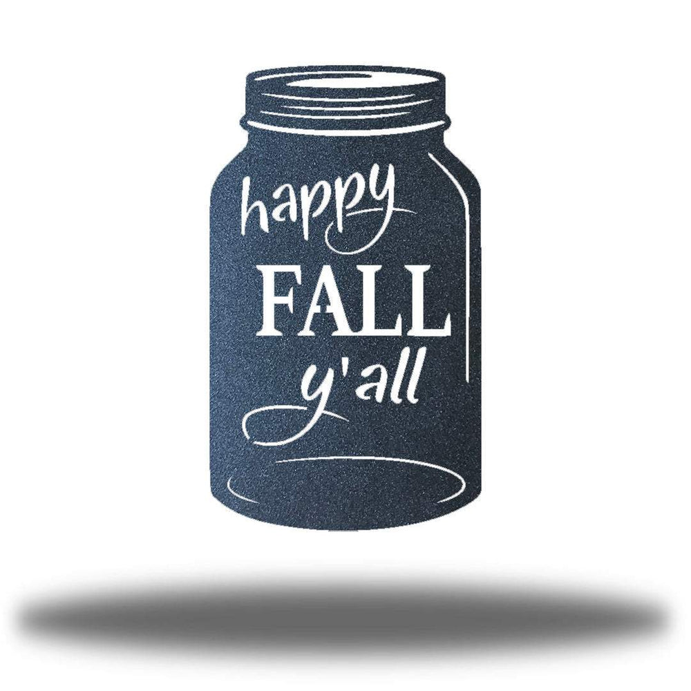 Riverside Designs-Happy Fall Y'all Jar-Metal Wall Art Décor