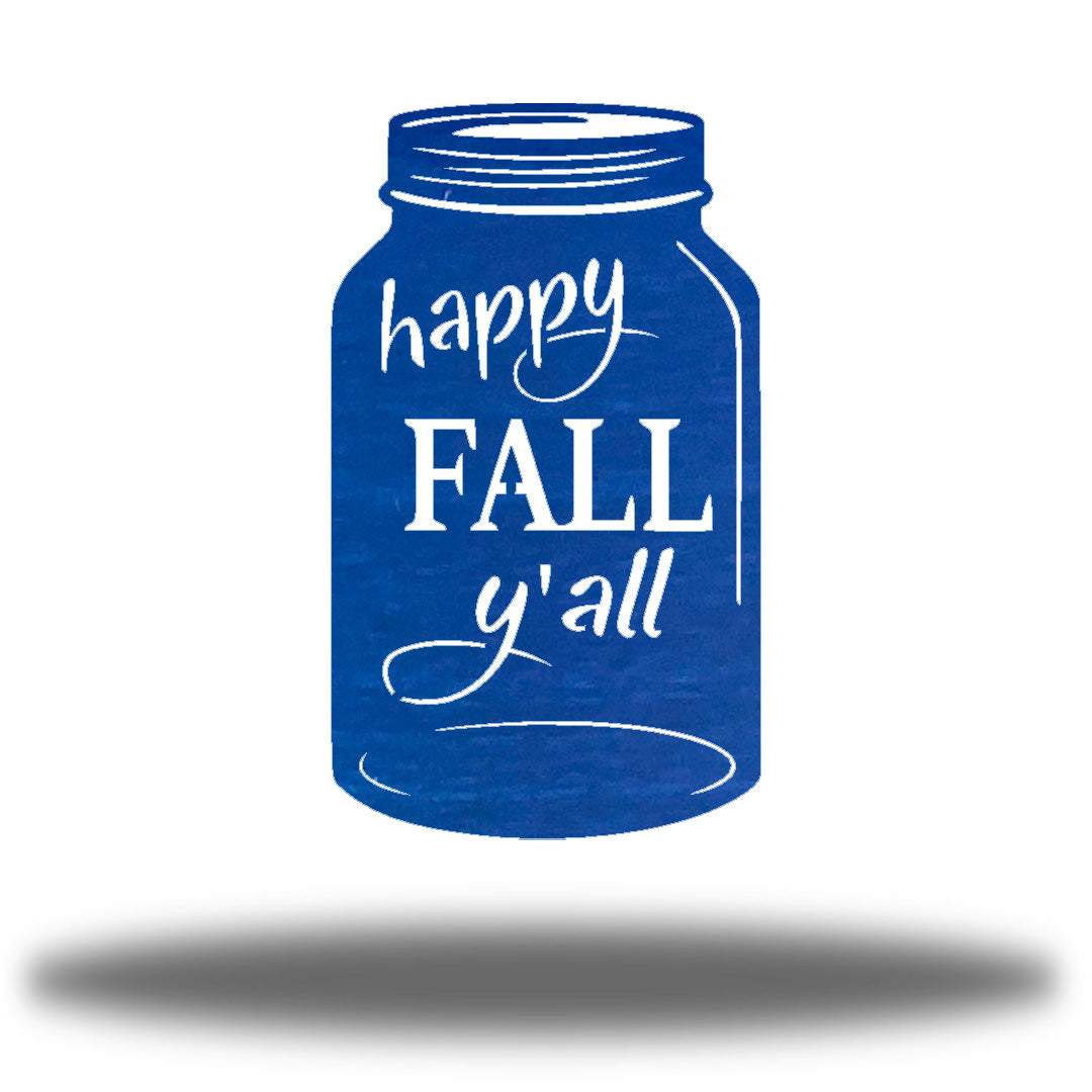 Riverside Designs-Happy Fall Y'all Jar-Metal Wall Art Décor