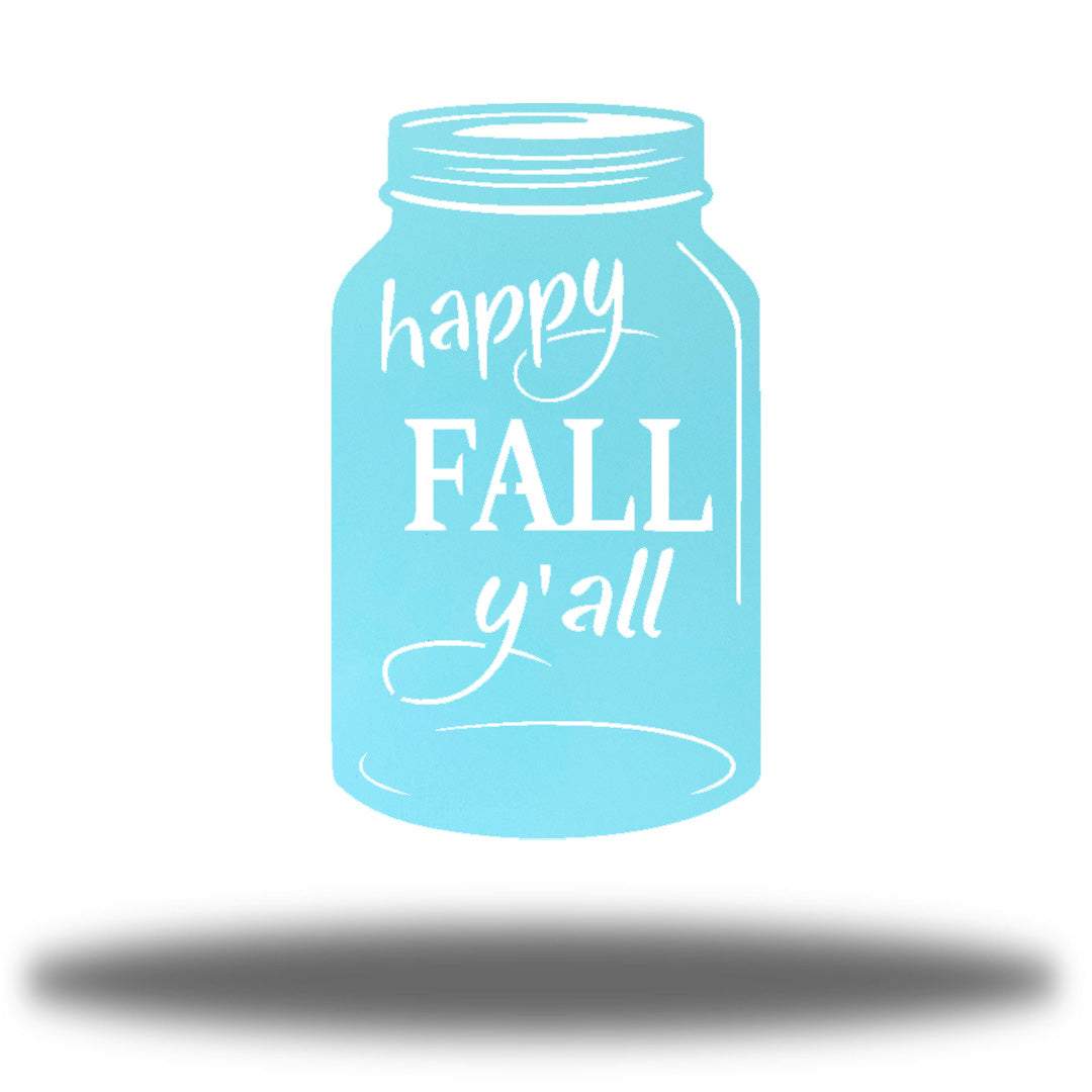 Riverside Designs-Happy Fall Y'all Jar-Metal Wall Art Décor