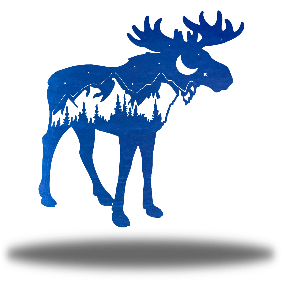 Riverside Designs-Mountain Moose-Metal Wall Art Décor