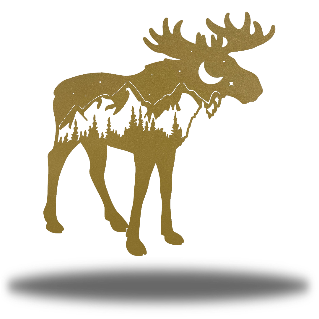 Riverside Designs-Mountain Moose-Metal Wall Art Décor