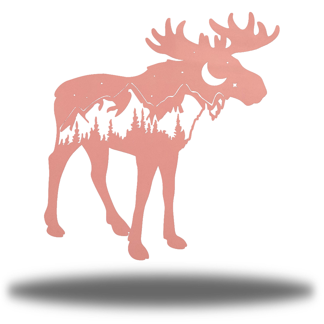 Riverside Designs-Mountain Moose-Metal Wall Art Décor