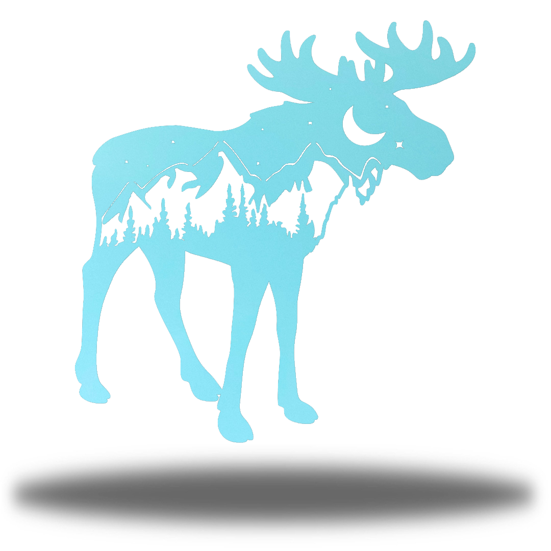 Riverside Designs-Mountain Moose-Metal Wall Art Décor