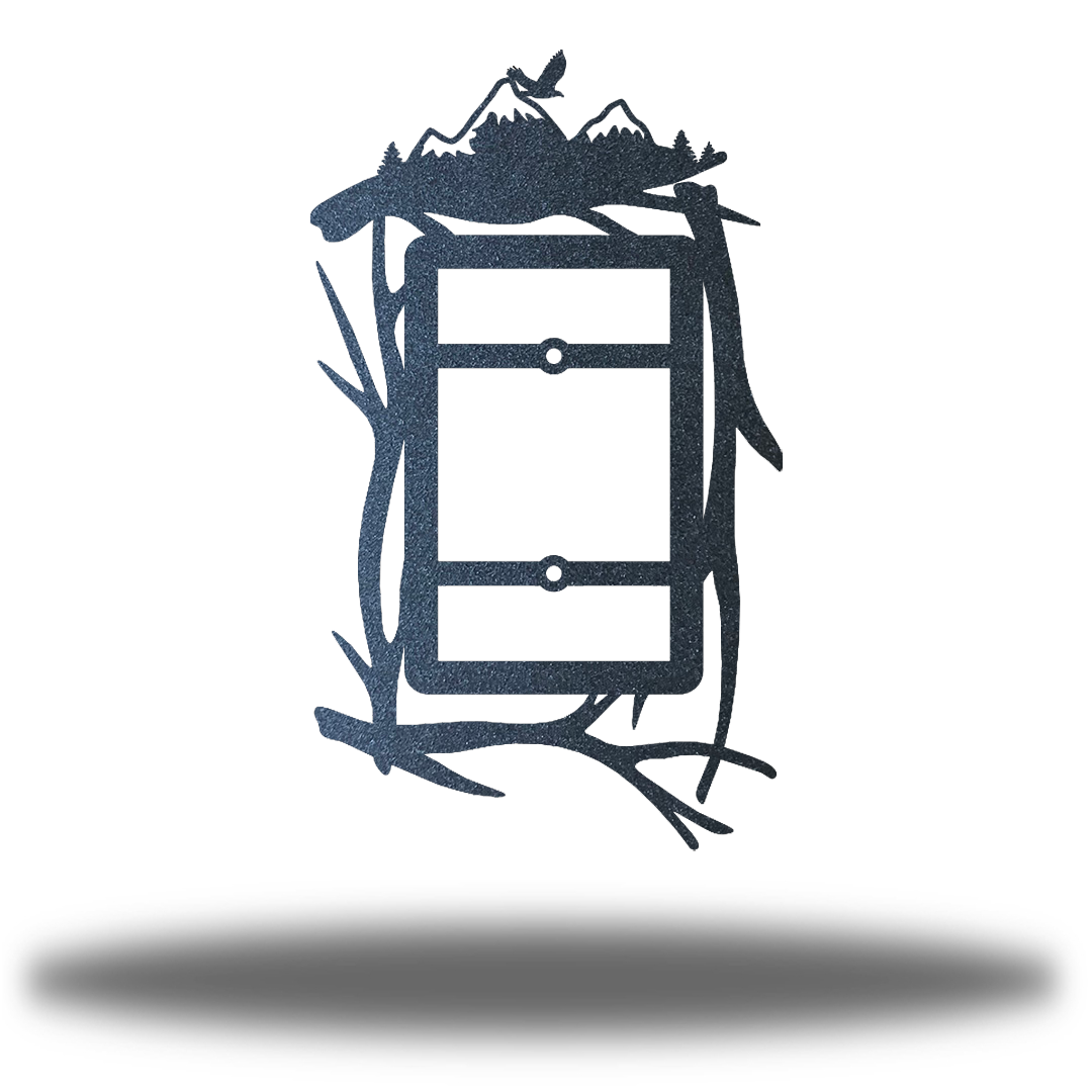 Riverside Designs-Mountain Scene Light Switch Cover-Metal Wall Art Décor