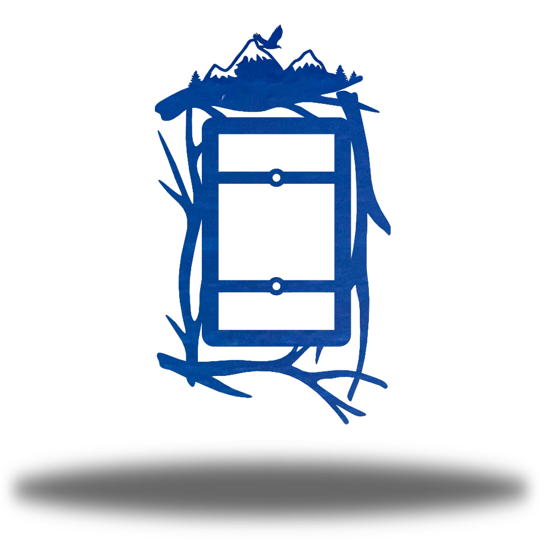 Riverside Designs-Mountain Scene Light Switch Cover-Metal Wall Art Décor