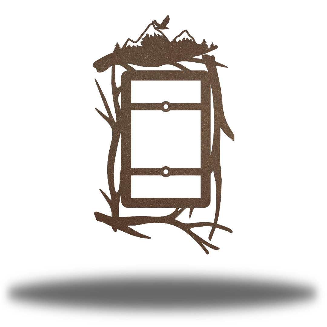 Riverside Designs-Mountain Scene Light Switch Cover-Metal Wall Art Décor