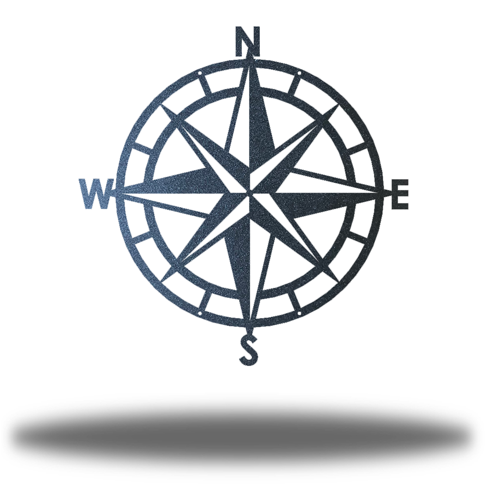 Riverside Designs-Nautical Compass-Metal Wall Art Décor