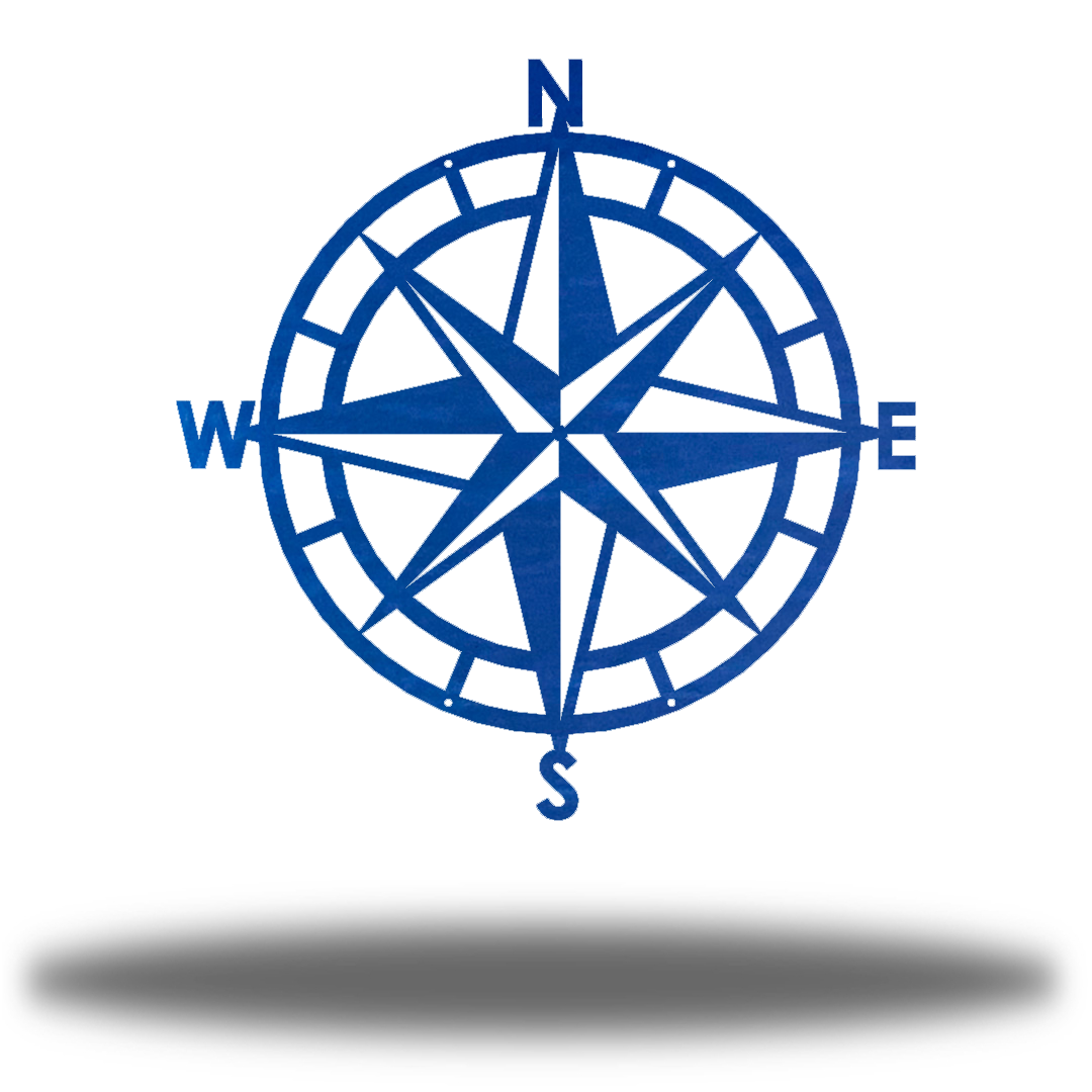 Riverside Designs-Nautical Compass-Metal Wall Art Décor