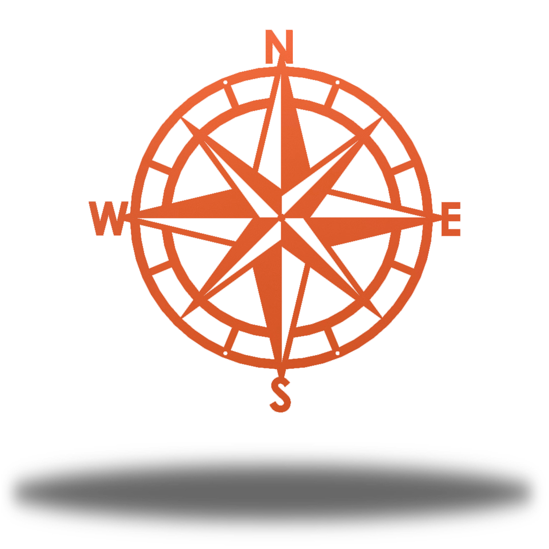 Riverside Designs-Nautical Compass-Metal Wall Art Décor