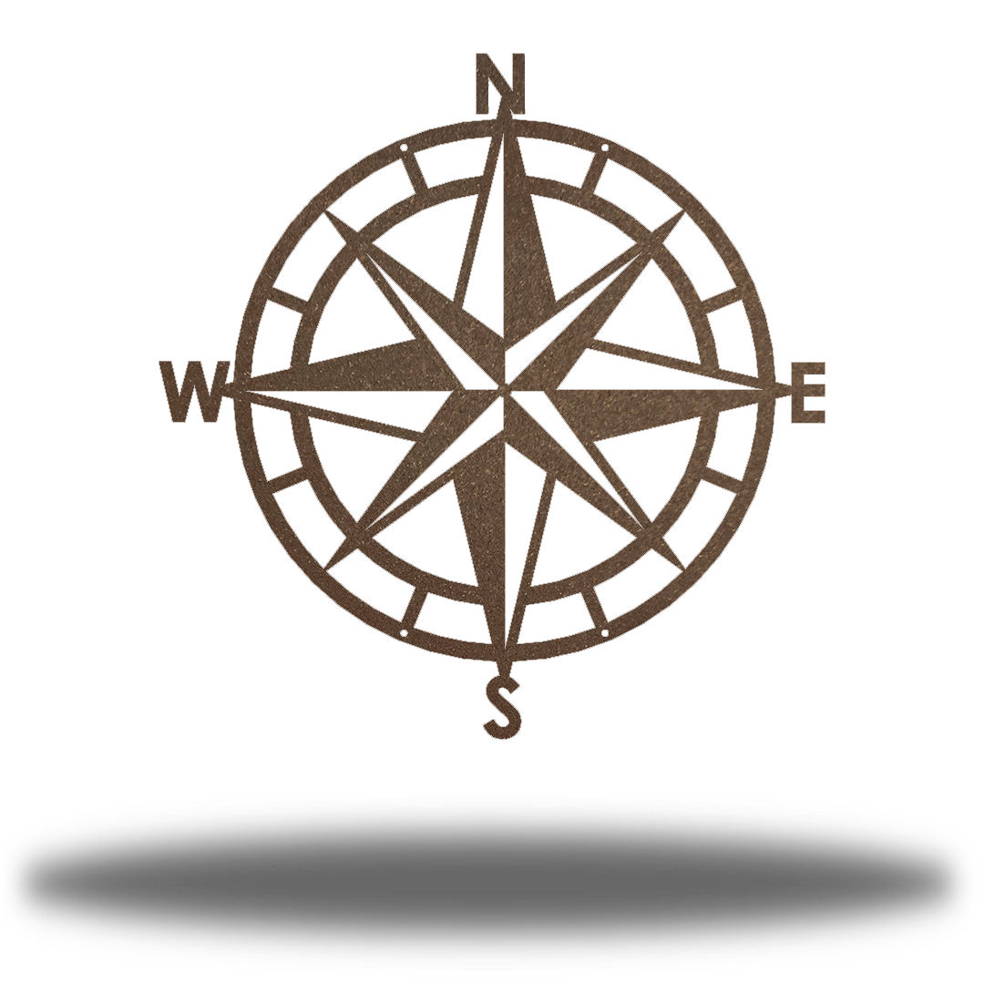 Riverside Designs-Nautical Compass-Metal Wall Art Décor