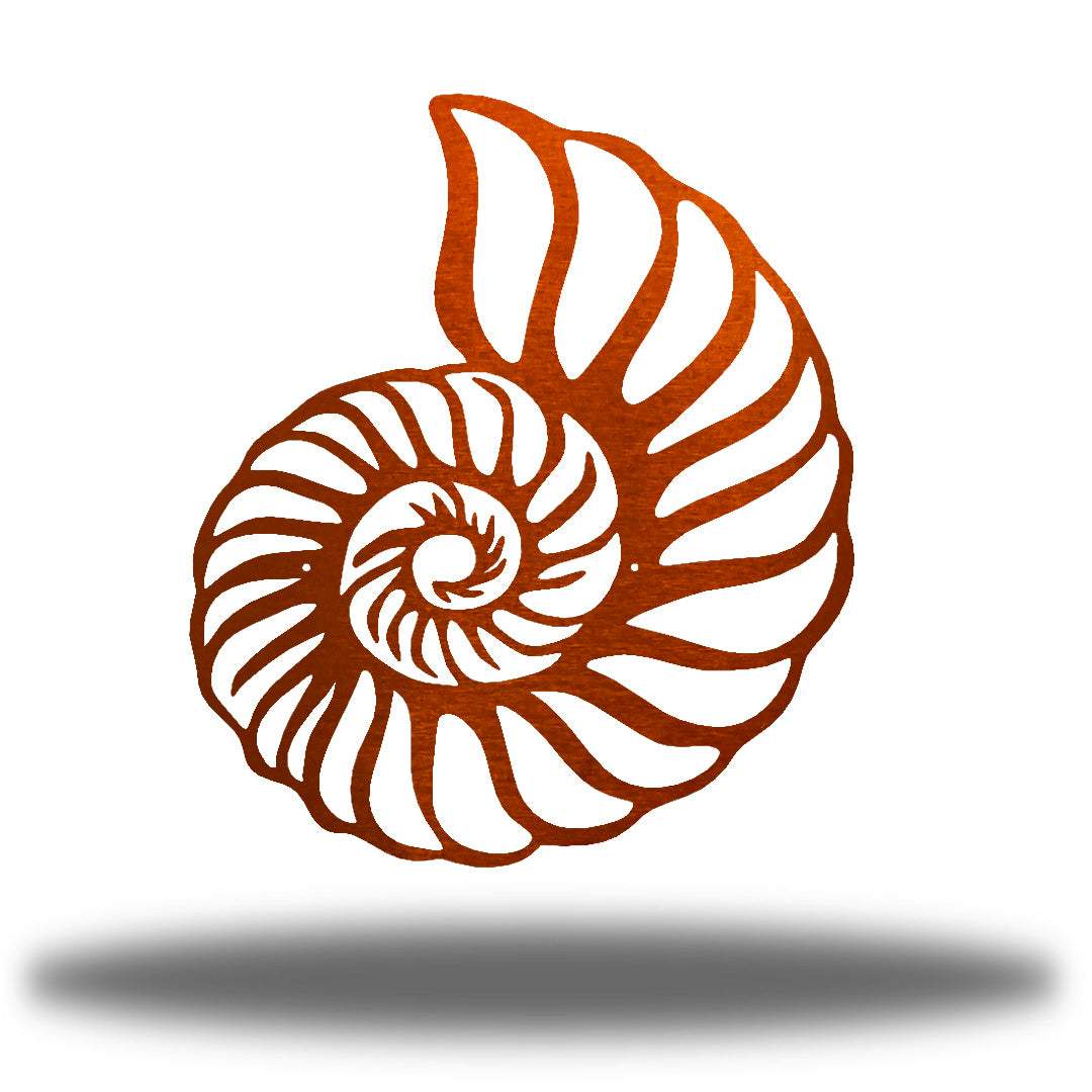 Riverside Designs-Nautilus Shell-Metal Wall Art Décor