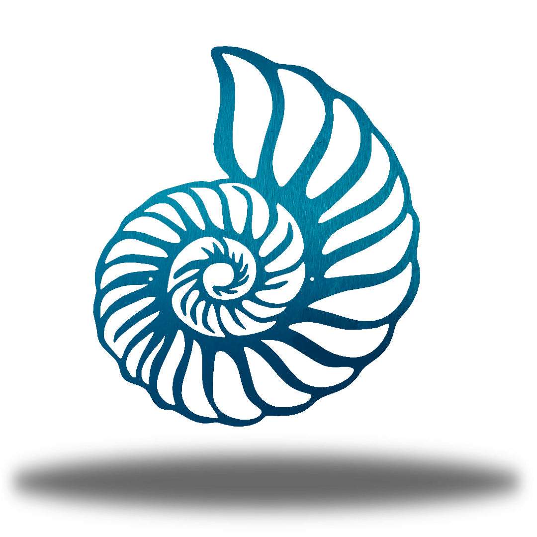 Riverside Designs-Nautilus Shell-Metal Wall Art Décor