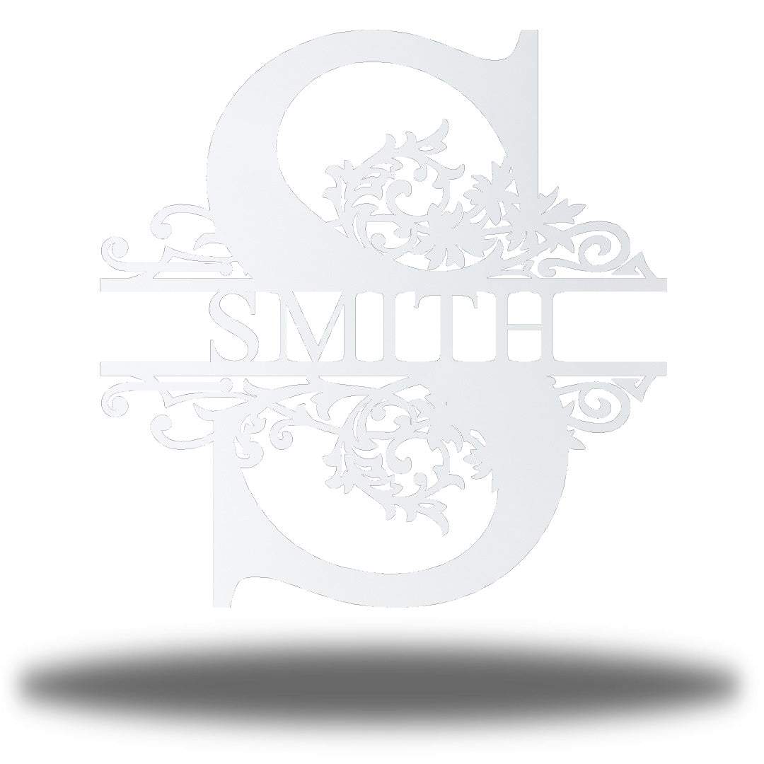 Riverside Designs-Ornamental Split Letter Monogram-Metal Wall Art Décor