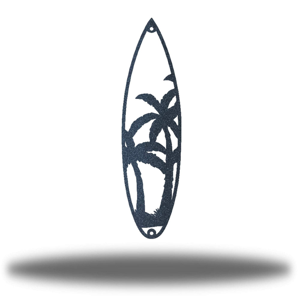 Riverside Designs-Palm Tree Surfboard-Metal Wall Art Décor