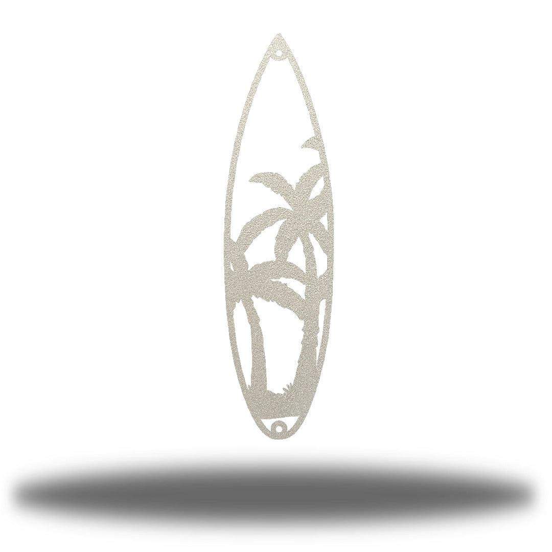 Riverside Designs-Palm Tree Surfboard-Metal Wall Art Décor