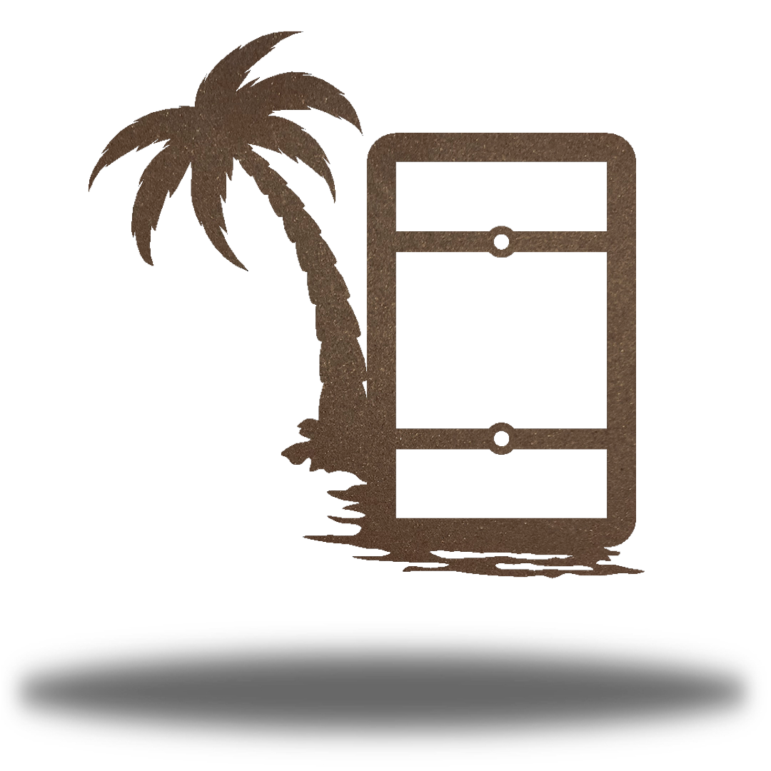 Riverside Designs-Palm Tree Light Switch Cover-Metal Wall Art Décor