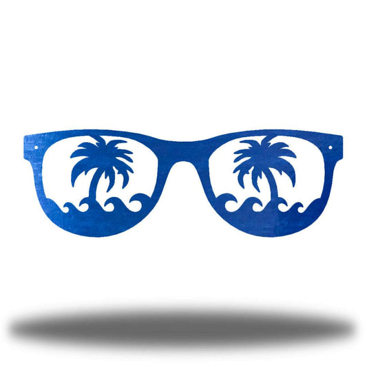 Riverside Designs-Palm Tree Sunglasses-Metal Wall Art Décor