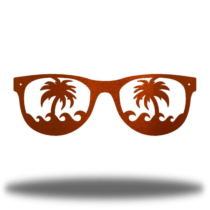 Riverside Designs-Palm Tree Sunglasses-Metal Wall Art Décor