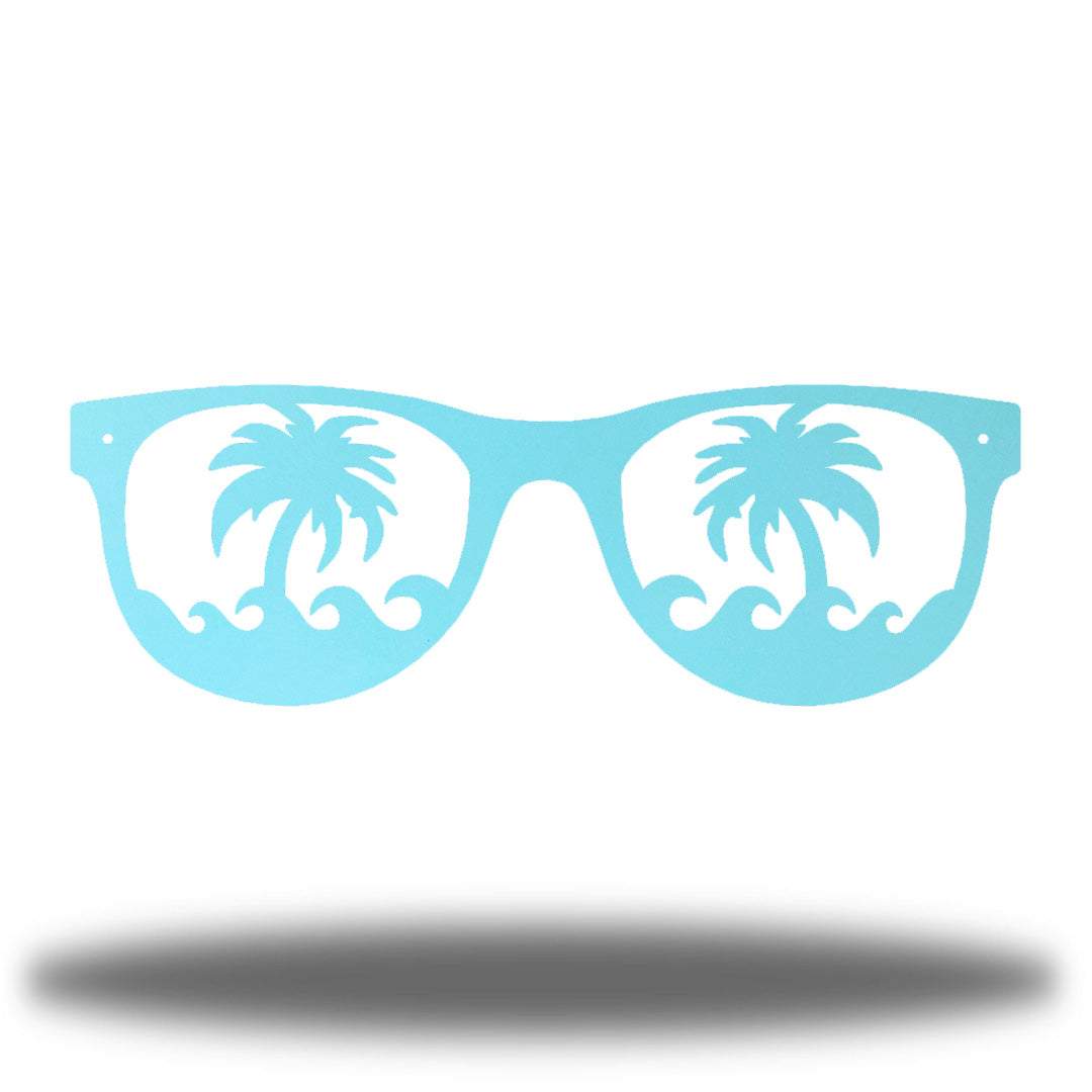 Riverside Designs-Palm Tree Sunglasses-Metal Wall Art Décor