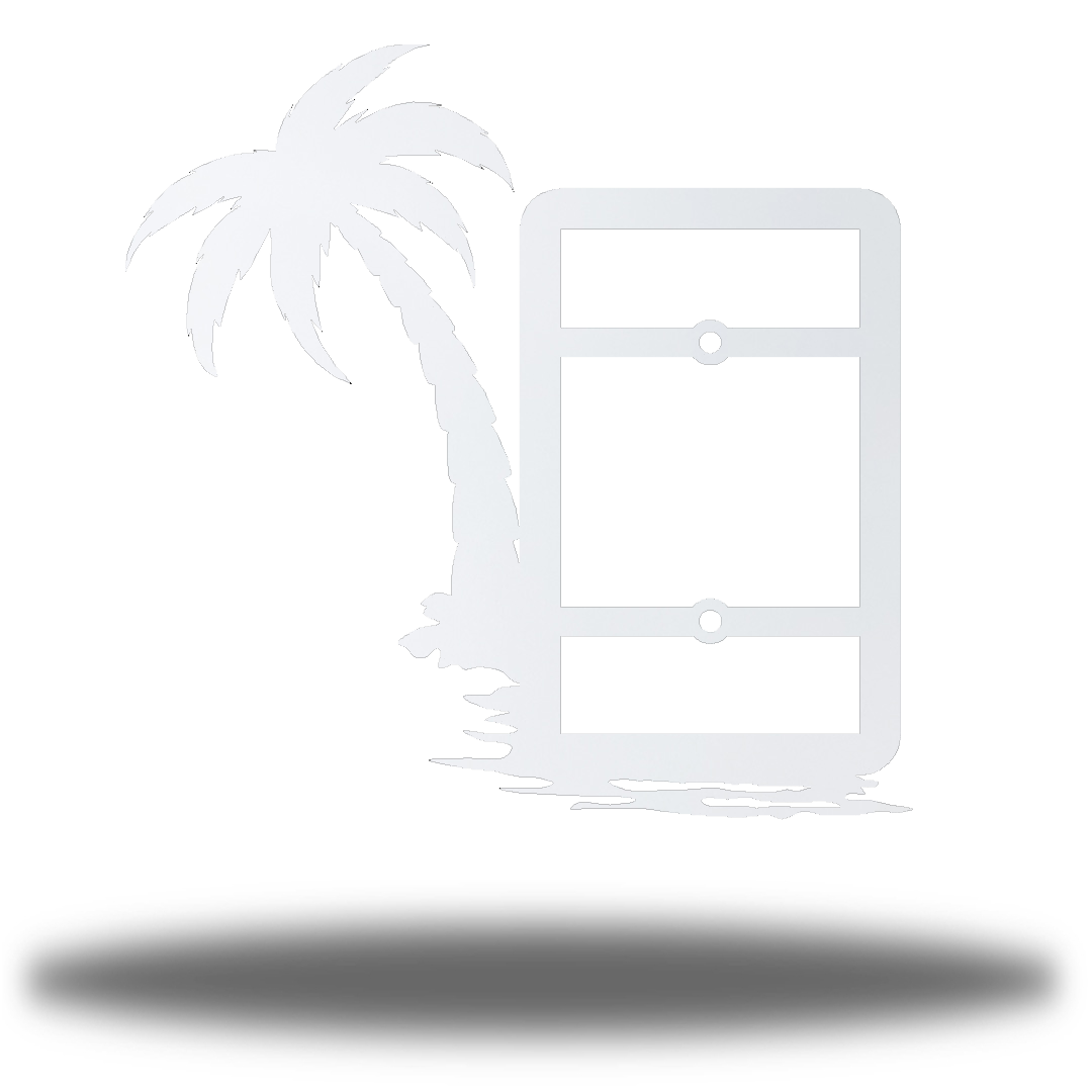 Riverside Designs-Palm Tree Light Switch Cover-Metal Wall Art Décor