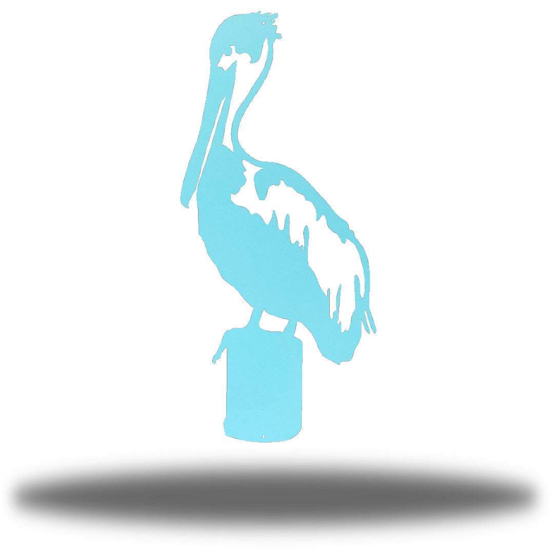 Riverside Designs-Perch Pelican-Metal Wall Art Décor