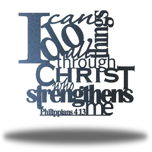 Riverside Designs-Philippians 4:13-Metal Wall Art Décor