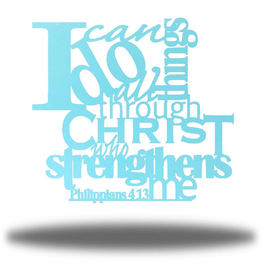 Riverside Designs-Philippians 4:13-Metal Wall Art Décor