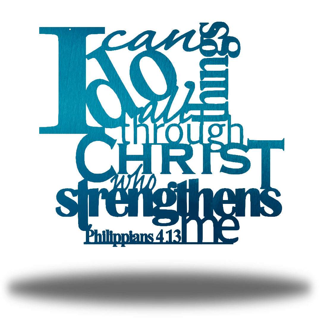 Riverside Designs-Philippians 4:13-Metal Wall Art Décor