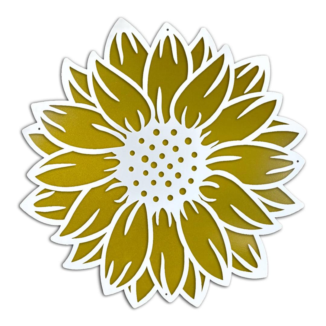 Riverside Designs-Premium Sunflower Bloom-Metal Wall Art Décor