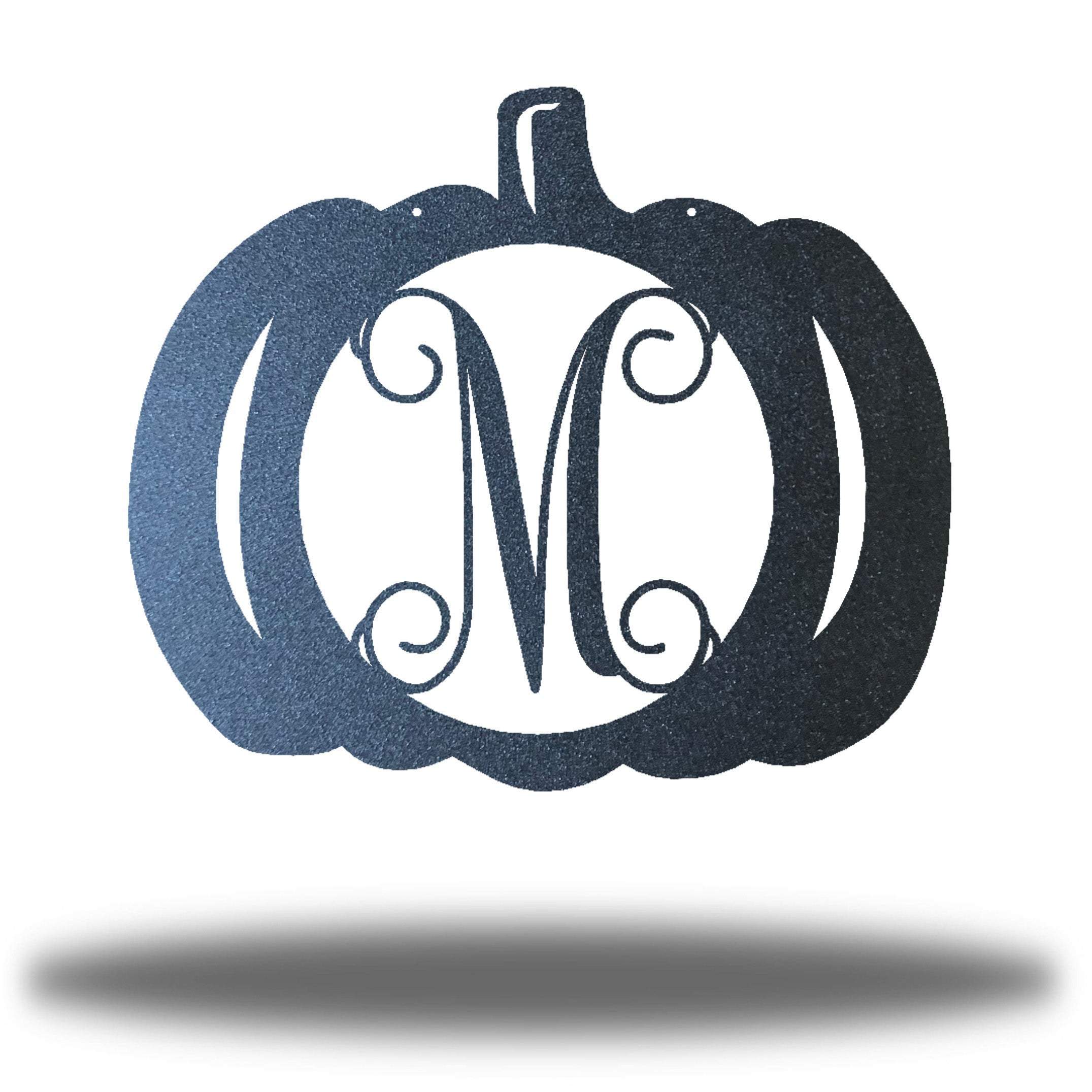 Riverside Designs-Pumpkin Monogram-Metal Wall Art Décor