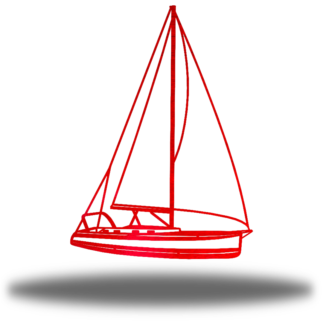 Riverside Designs-Sail Boat-Metal Wall Art Décor