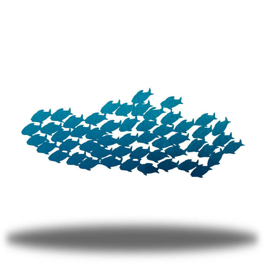 Riverside Designs-School of Fish (CLEARANCE)-Metal Wall Art Décor