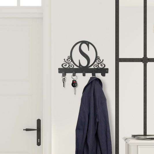 Riverside Designs-Scroll Initial Wall Hanger-Metal Wall Art Décor