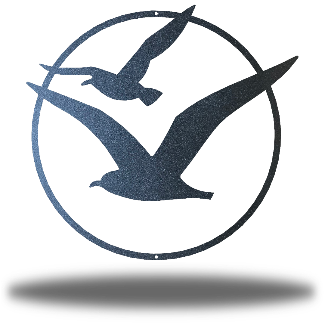 Riverside Designs-Seagulls (CLEARANCE)-Metal Wall Art Décor