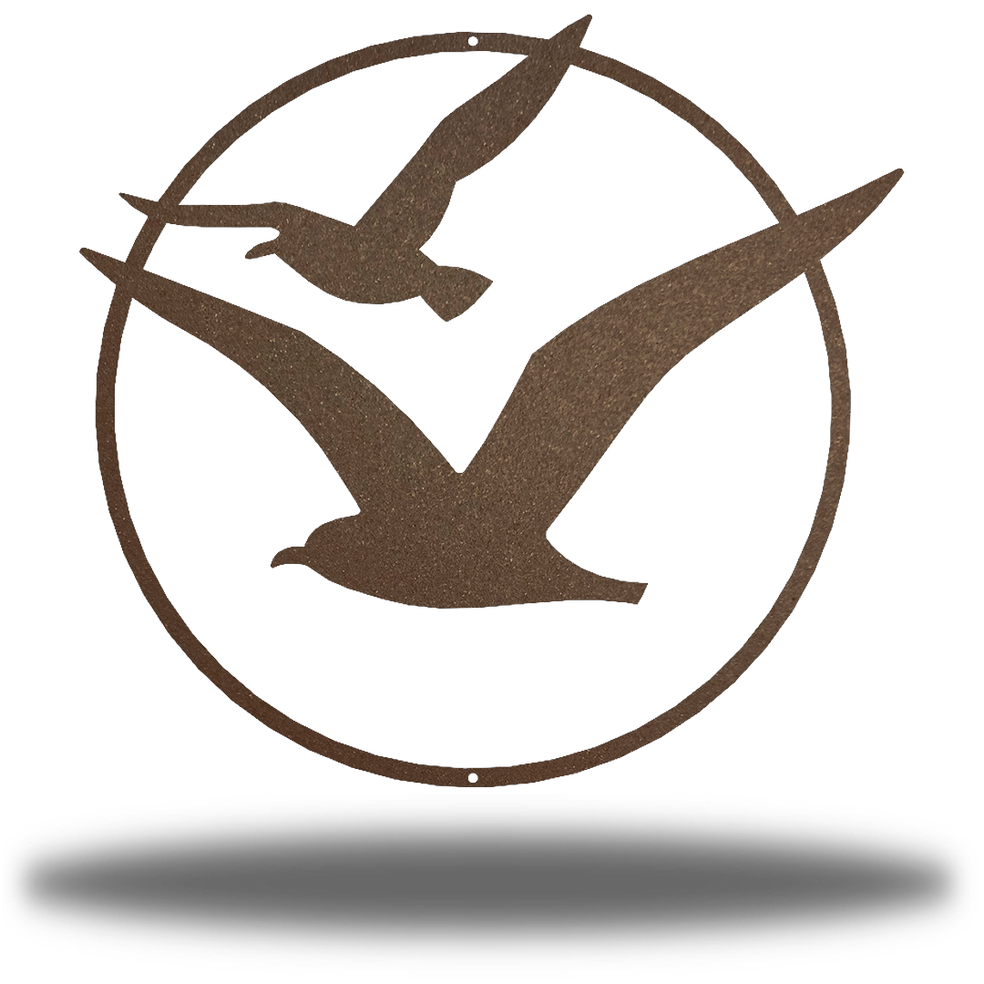 Riverside Designs-Seagulls (CLEARANCE)-Metal Wall Art Décor