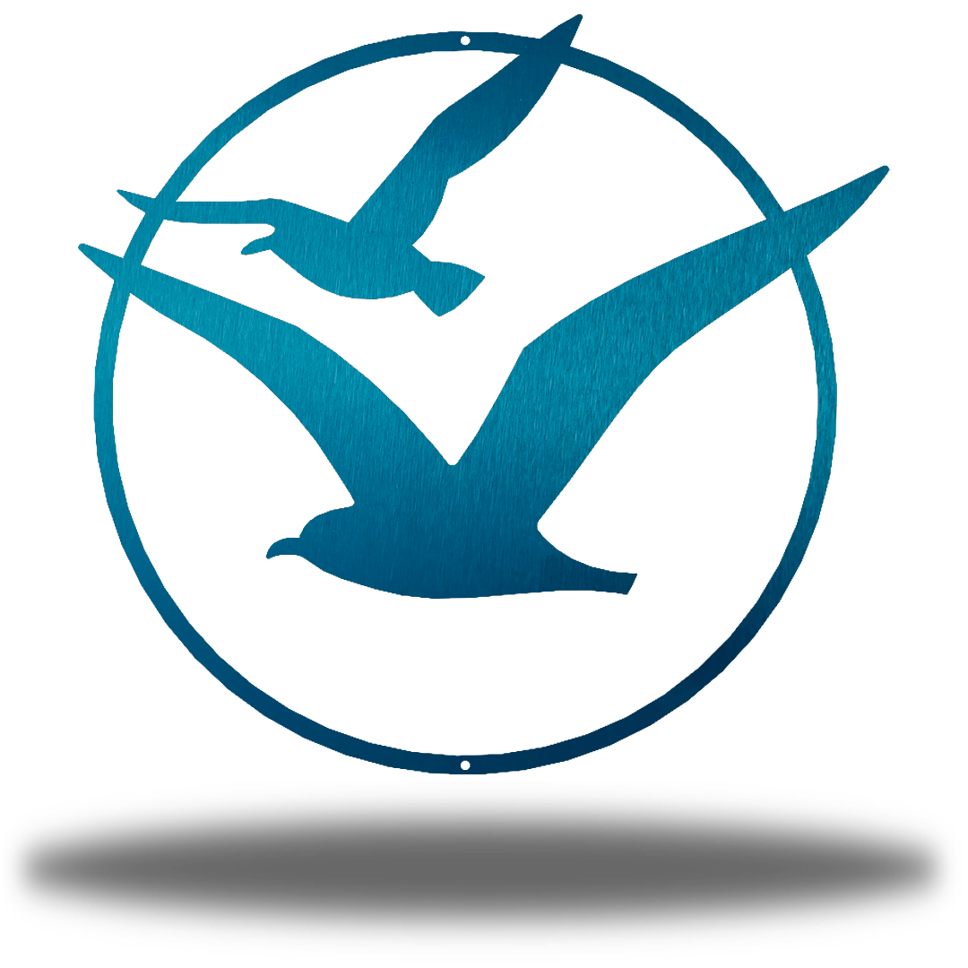 Riverside Designs-Seagulls (CLEARANCE)-Metal Wall Art Décor