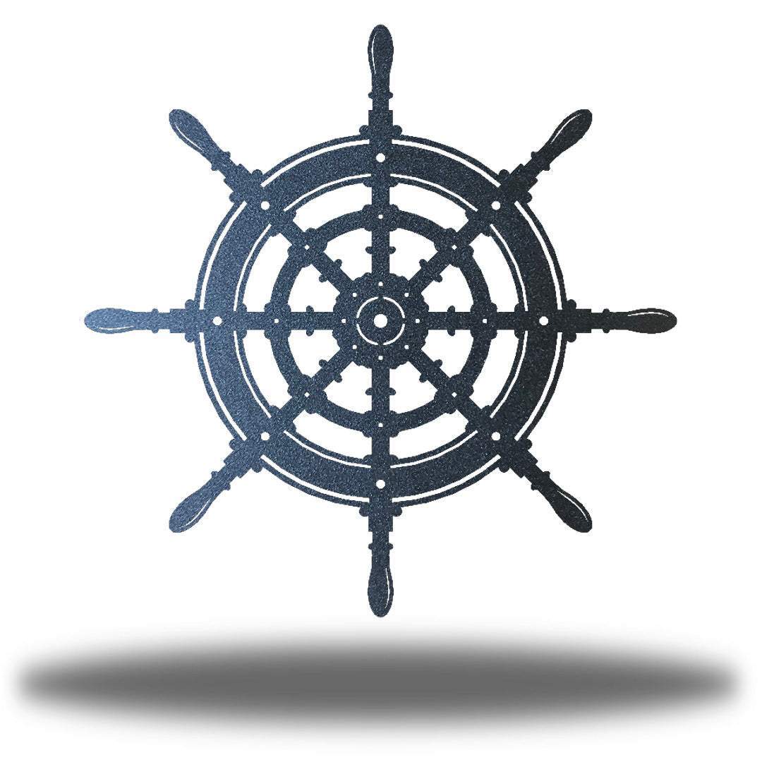 Riverside Designs-Ship Wheel-Metal Wall Art Décor