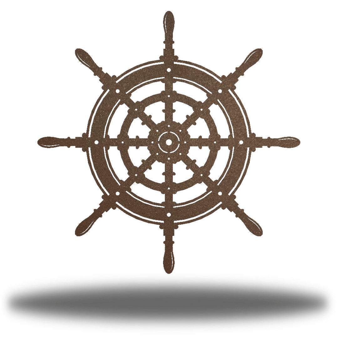 Riverside Designs-Ship Wheel-Metal Wall Art Décor