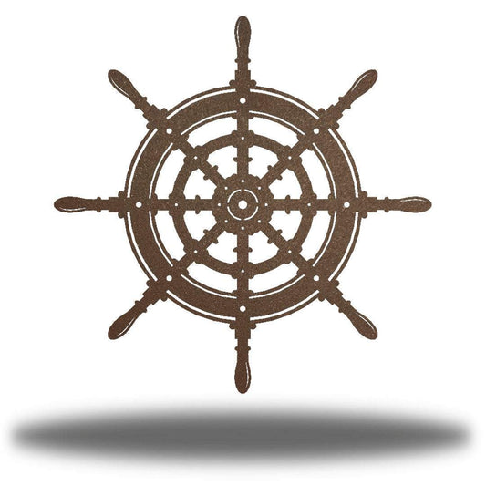 Riverside Designs-Ship Wheel-Metal Wall Art Décor