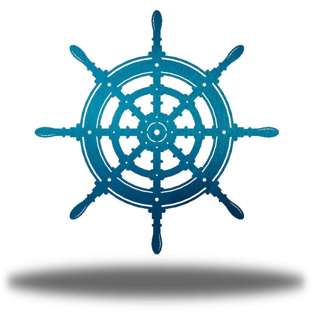 Riverside Designs-Ship Wheel-Metal Wall Art Décor