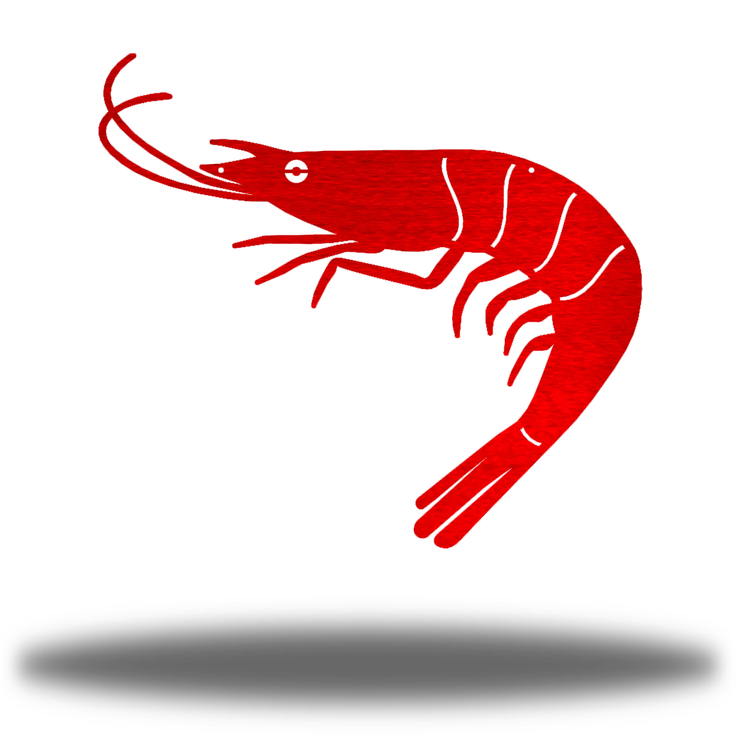 Riverside Designs-Shrimp-Metal Wall Art Décor
