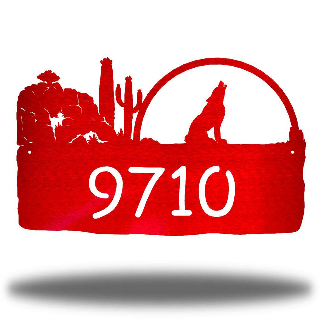 Riverside Designs-Southwest Address Sign-Metal Wall Art Décor