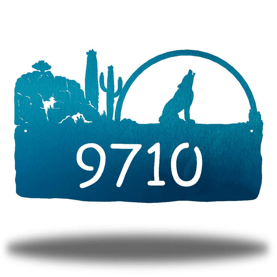 Riverside Designs-Southwest Address Sign-Metal Wall Art Décor