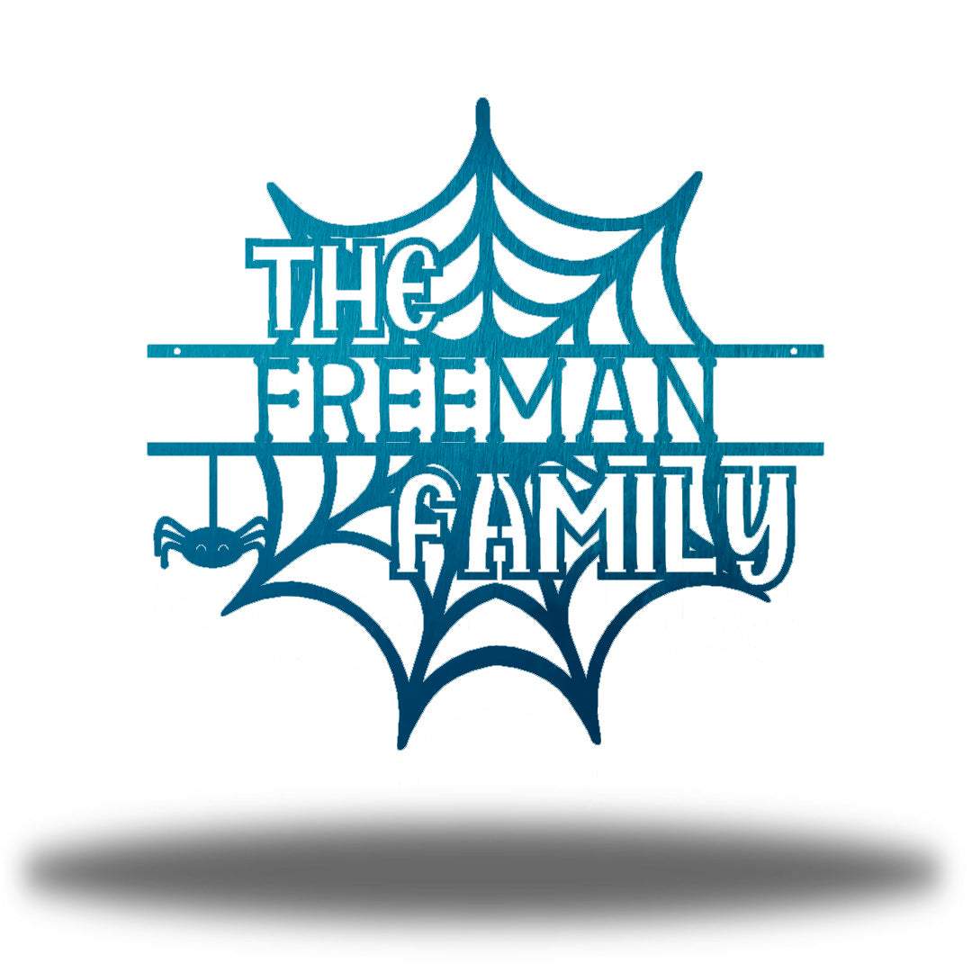 Riverside Designs-Spooky Web Monogram-Metal Wall Art Décor