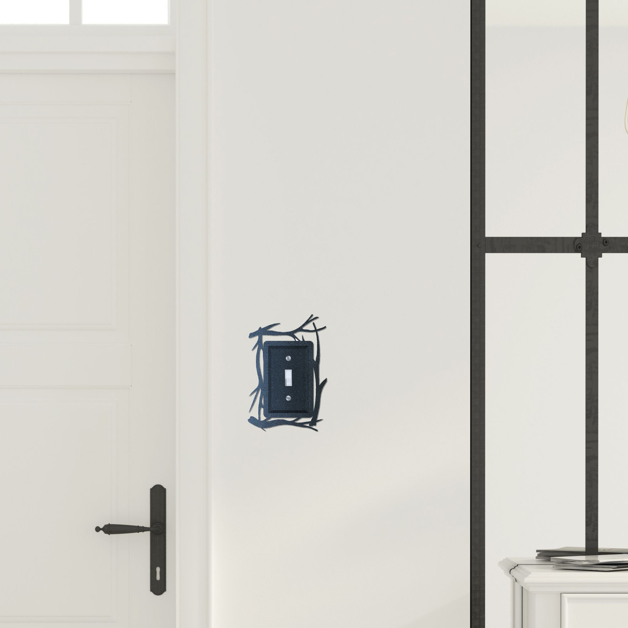 Riverside Designs-Sticks Light Switch Cover-Metal Wall Art Décor