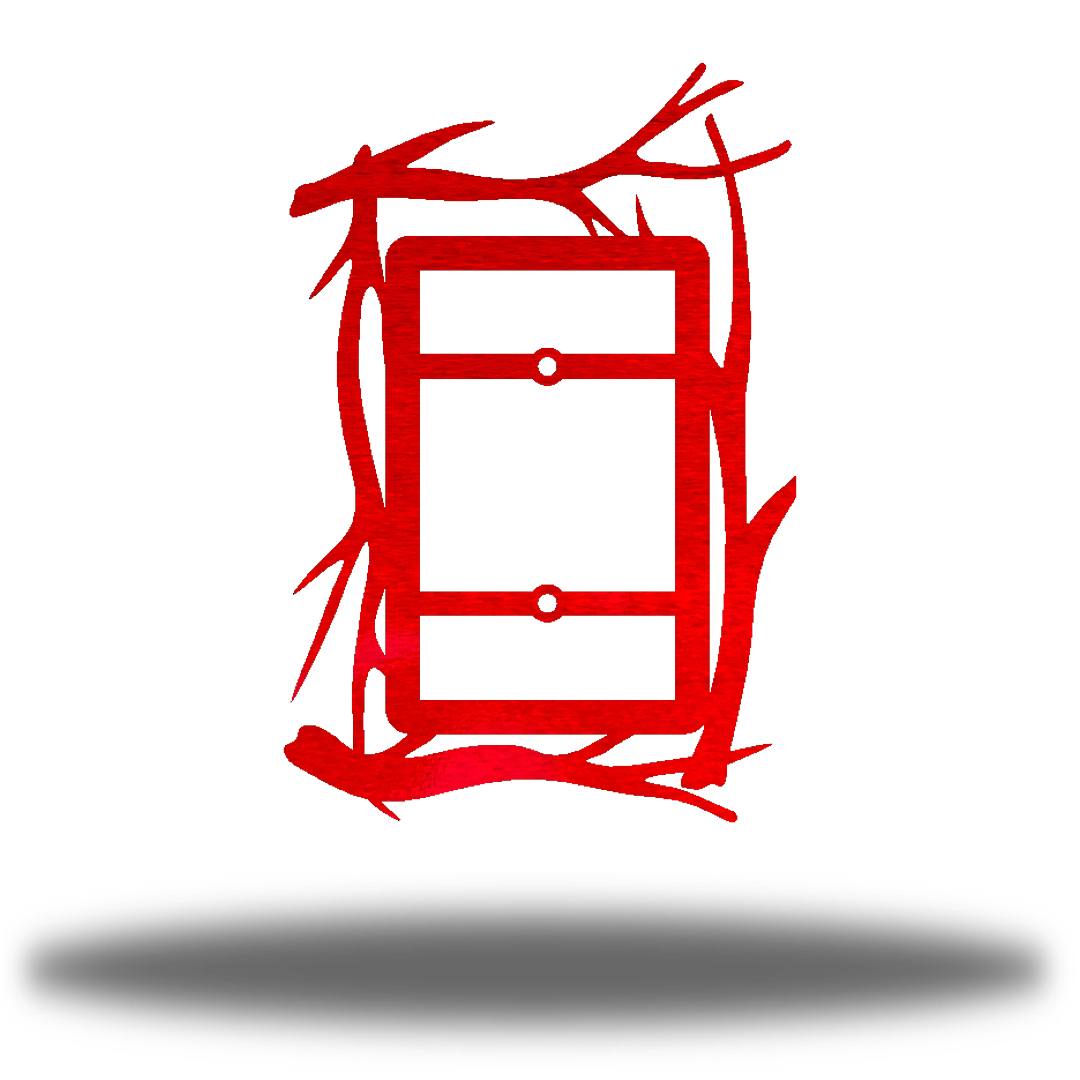 Riverside Designs-Sticks Light Switch Cover-Metal Wall Art Décor