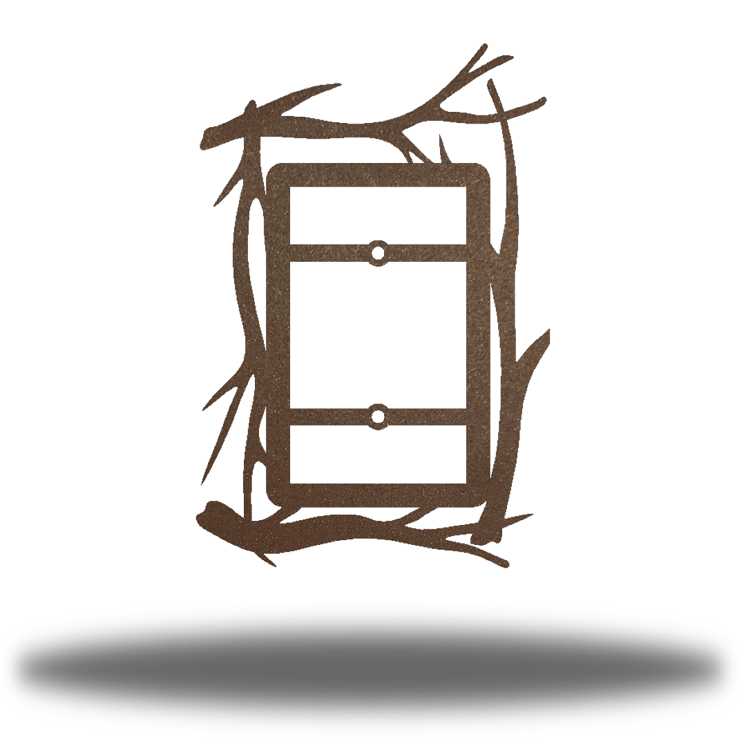 Riverside Designs-Sticks Light Switch Cover-Metal Wall Art Décor