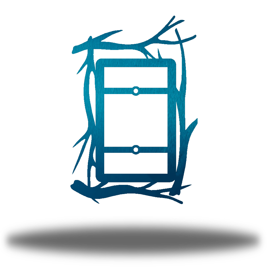 Riverside Designs-Sticks Light Switch Cover-Metal Wall Art Décor